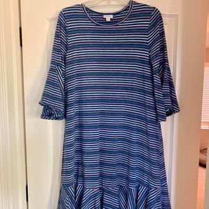 LuLaRoe NWOT Size M Maurine Dress w/ Bell Sleeves
